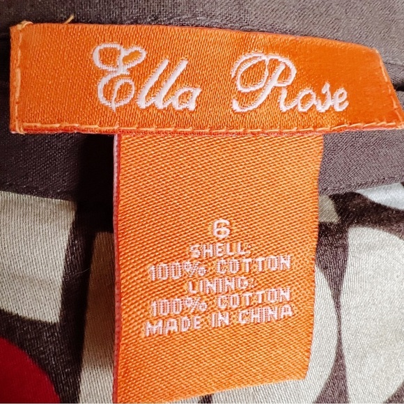 Ella Rose - Polka Dot Pleated Skirt - Sz. 6 - Picture 2 of 5